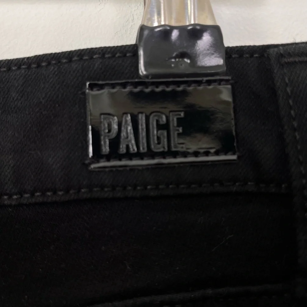 PAIGE Women's Hoxton Straight Leg‎ Black Shadow Jeans Size 29 - Picture 5 of 15